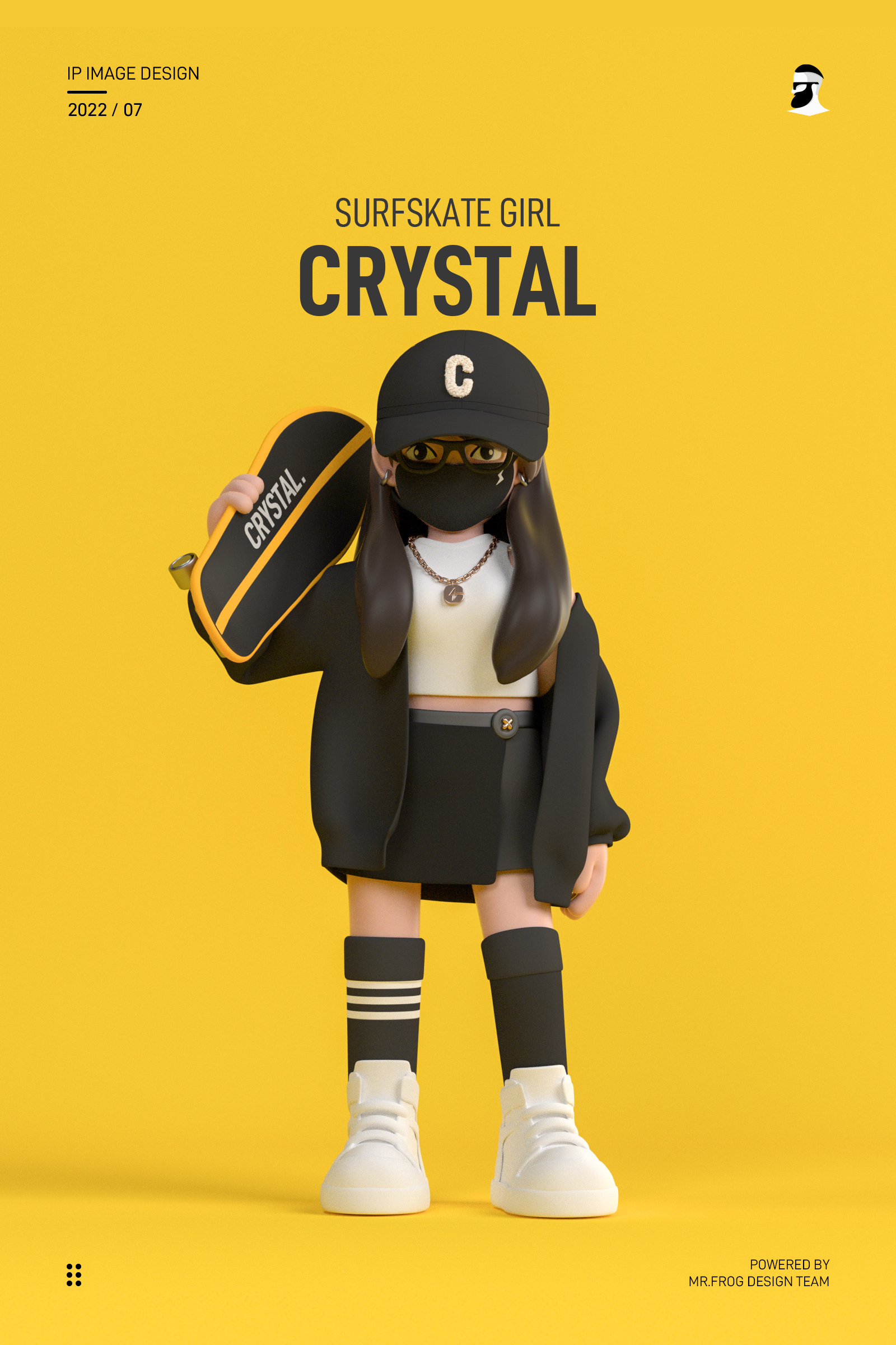 滑板GIRL-3D人物设计流程