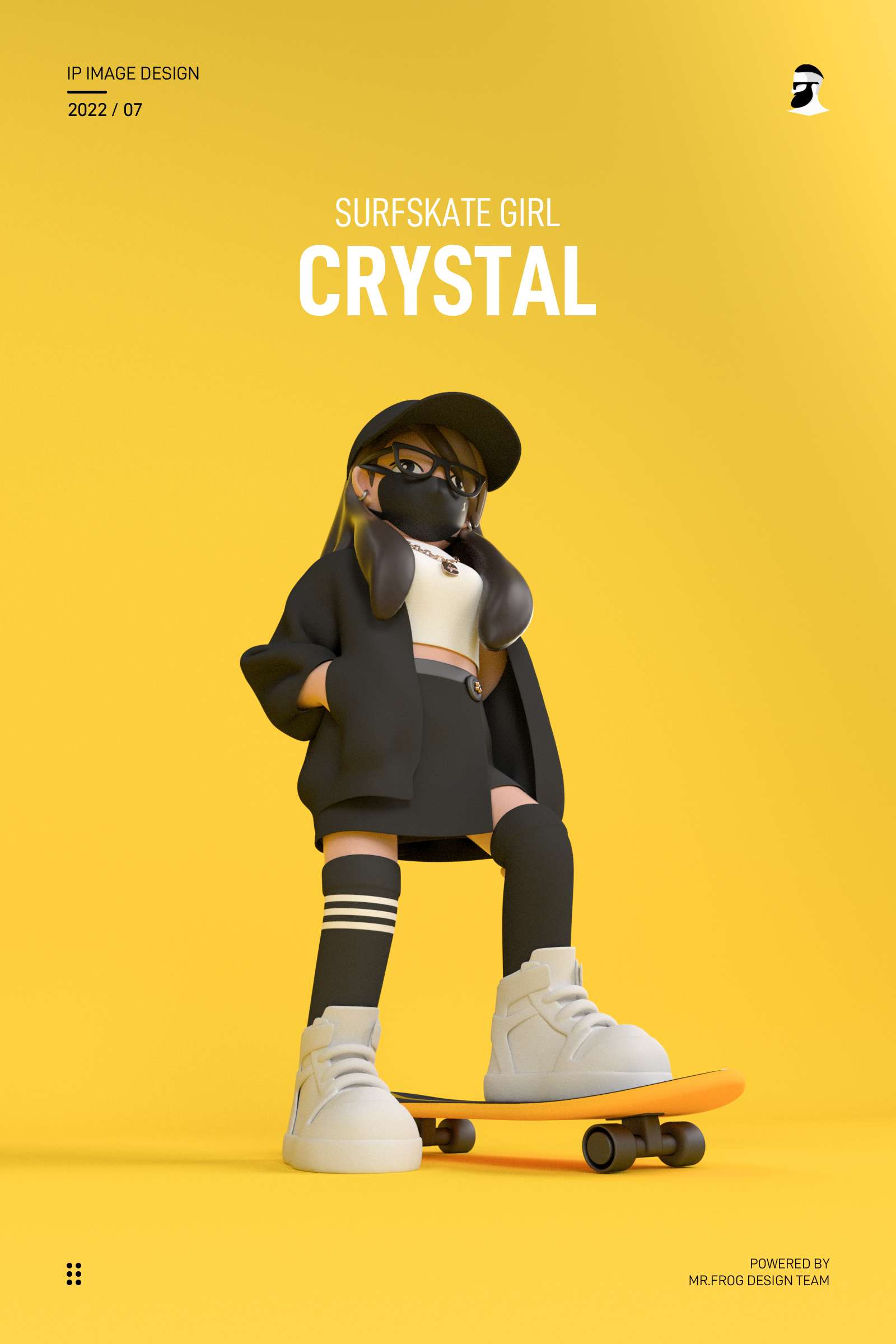 滑板GIRL-3D人物设计流程