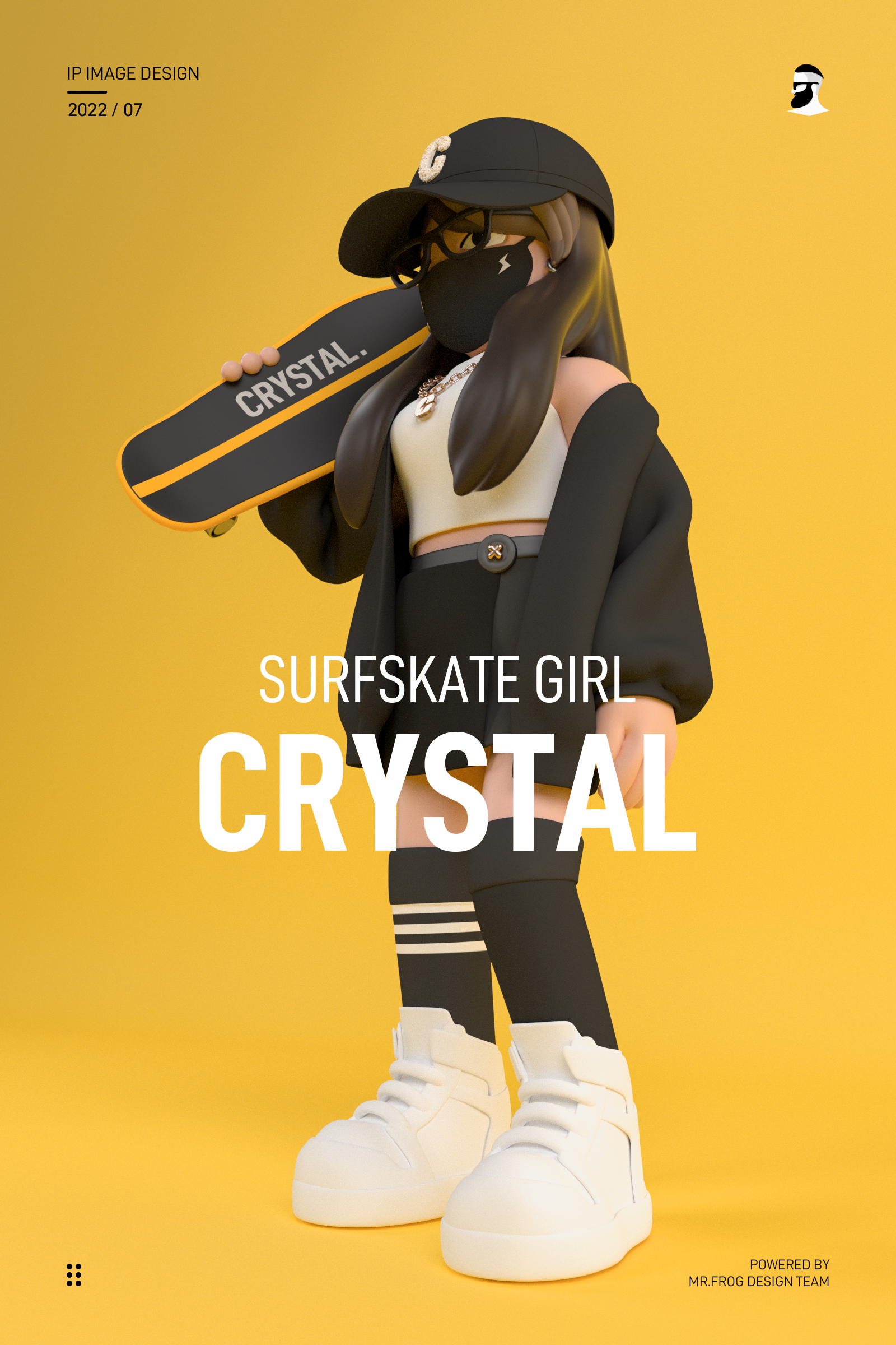 滑板GIRL-3D人物设计流程