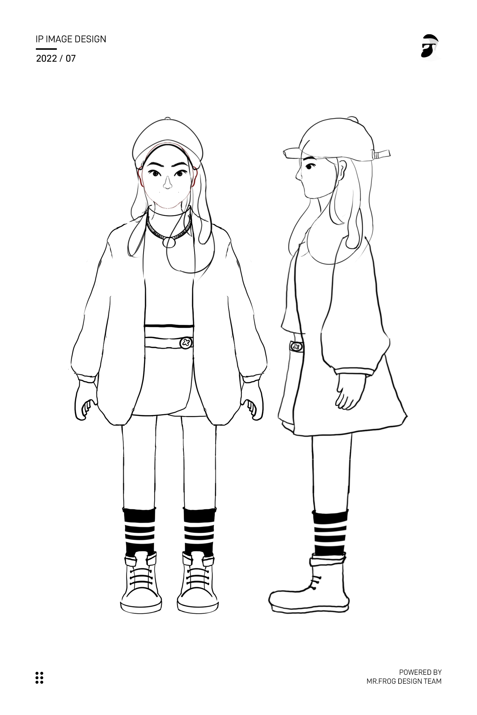 滑板GIRL-3D人物设计流程