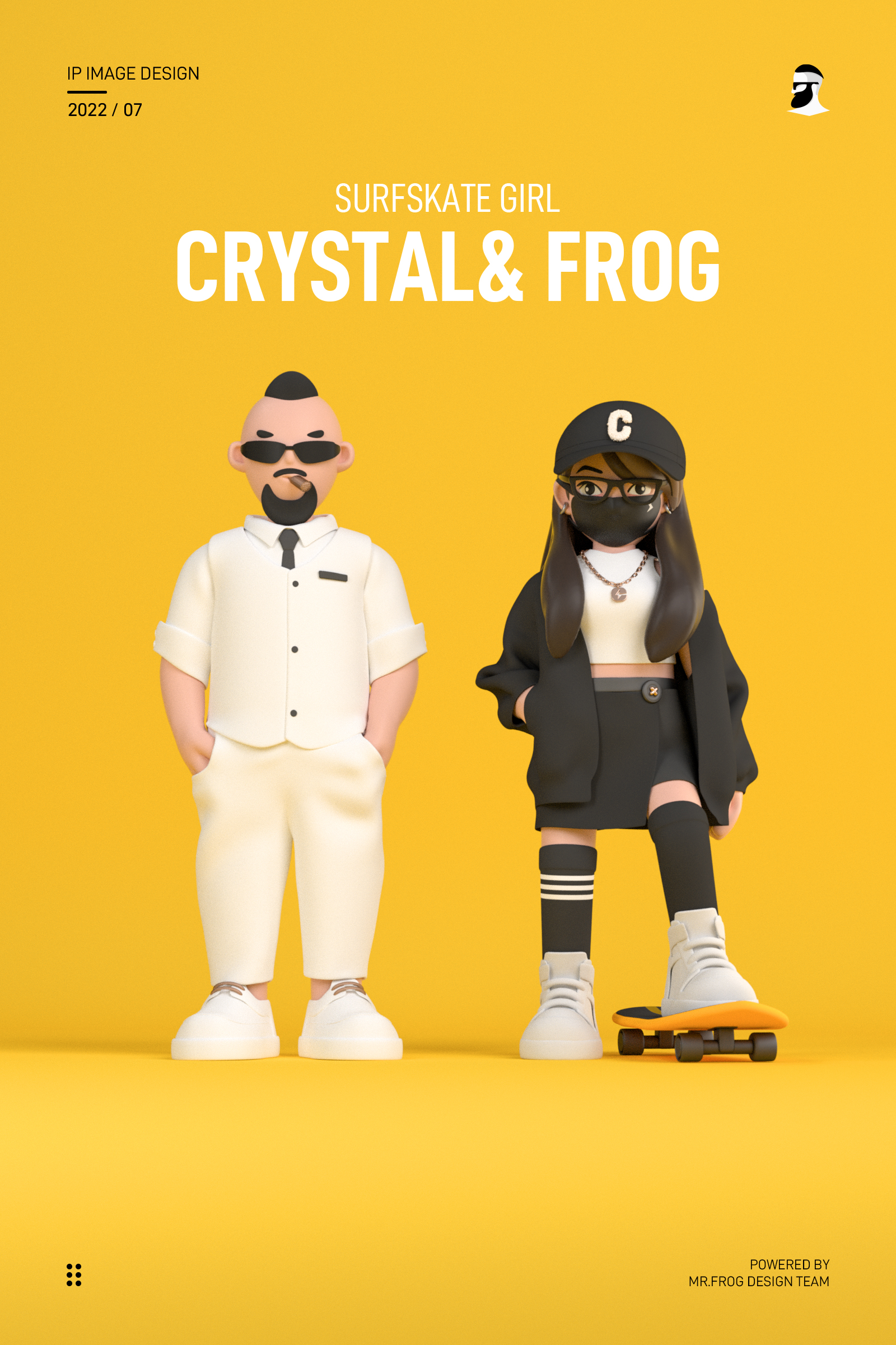 滑板GIRL-3D人物设计流程