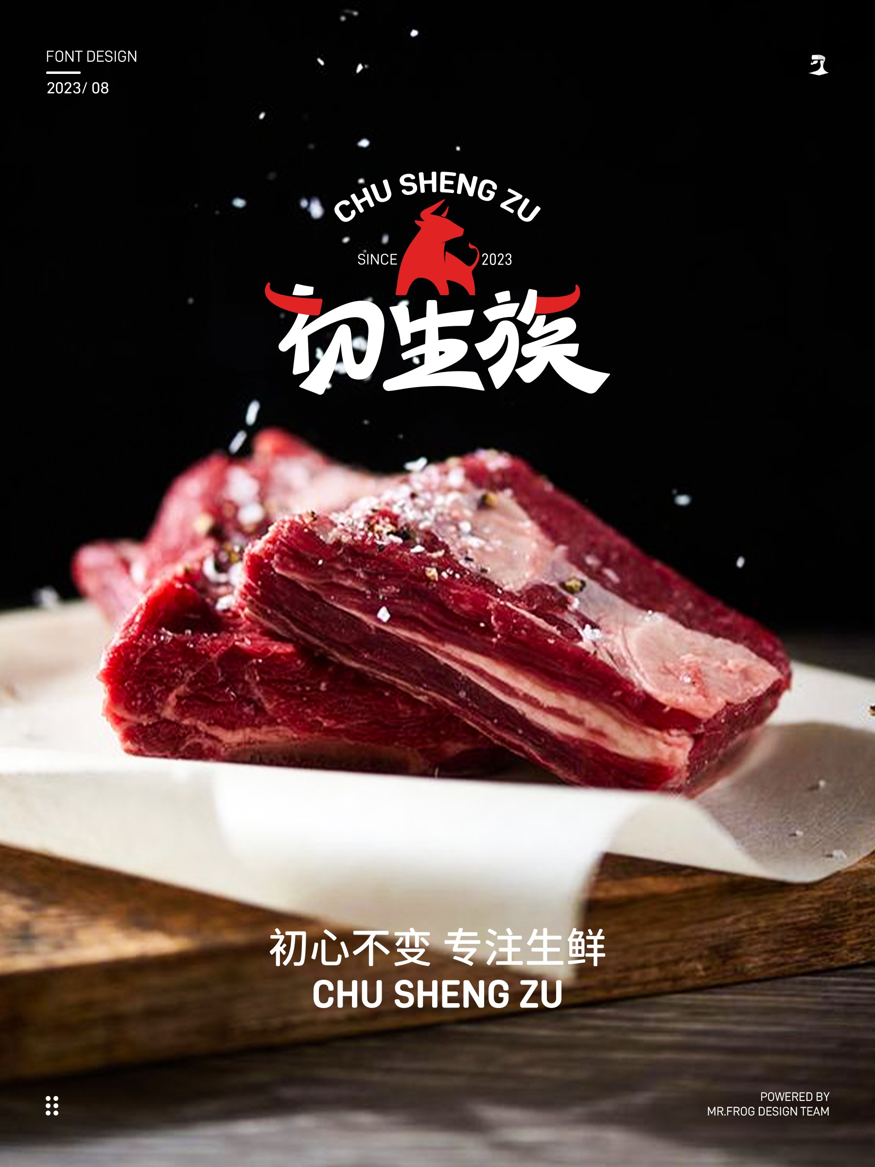 牛肉品牌VIS设计-初生族