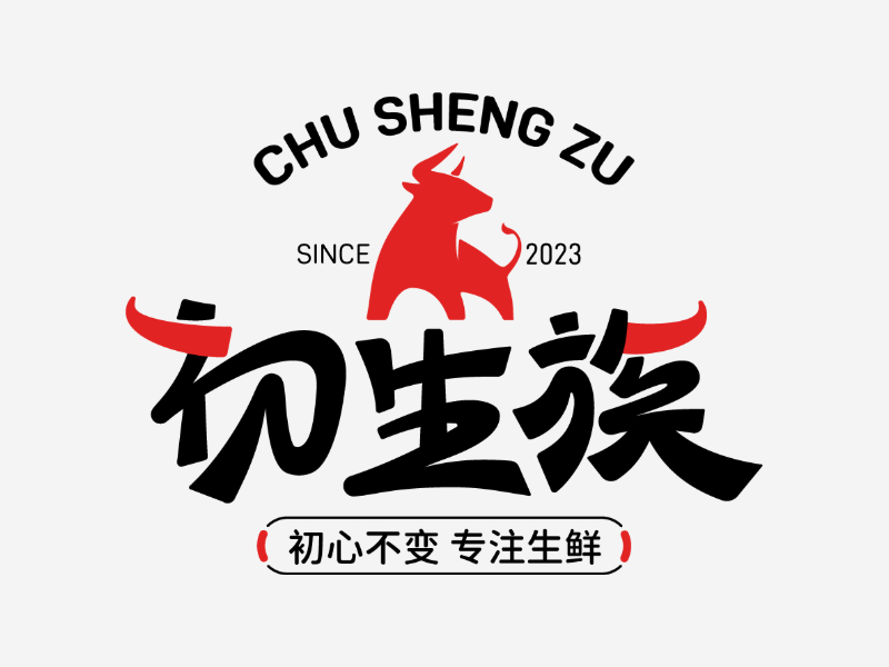 牛肉品牌VIS设计-初生族